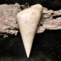 Preview: Fossil White Jasper Anhänger